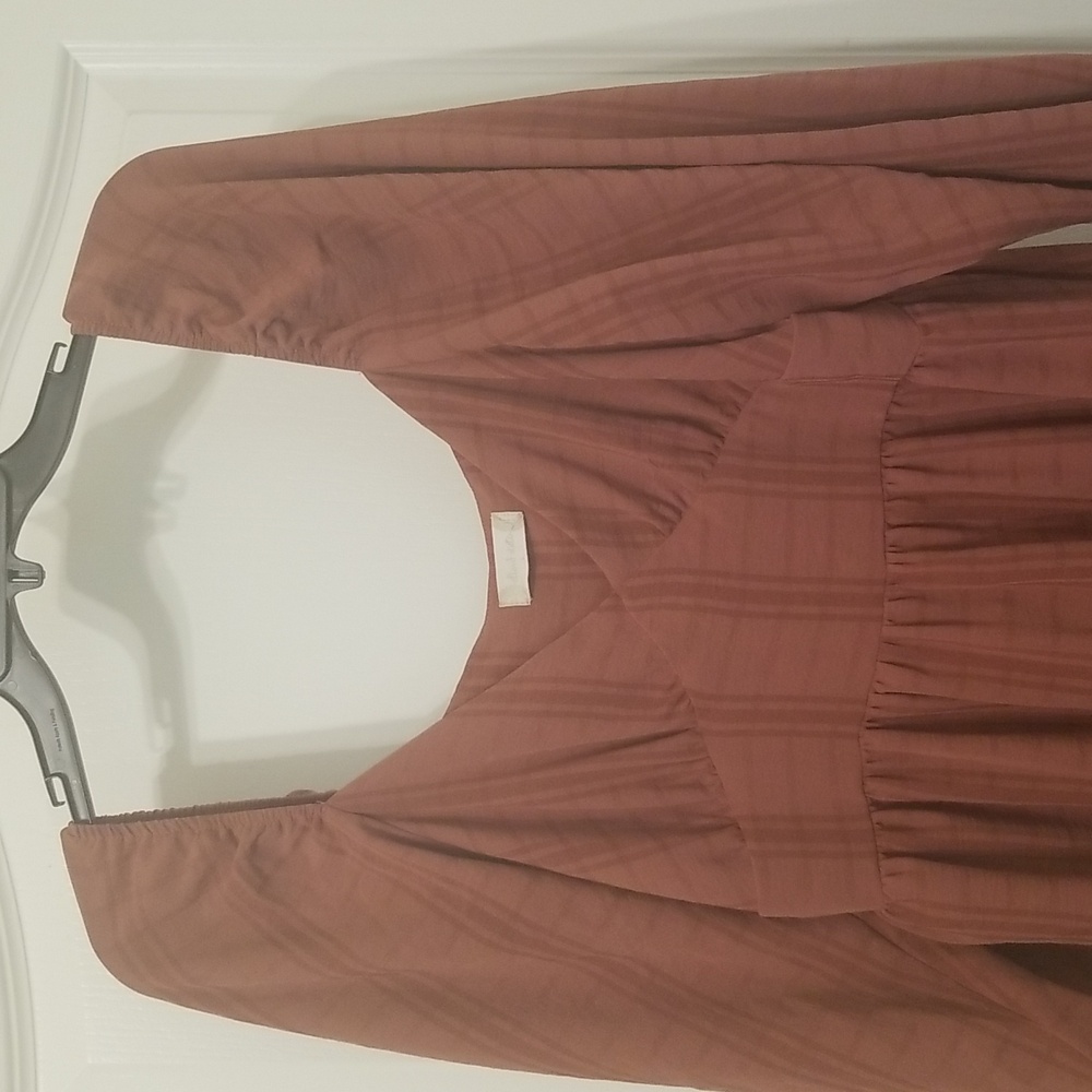 Altar'd State Natalie Plaid Tiered Dress - Picture 3 of 12